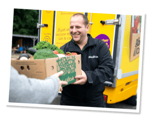 Abel & Cole delivery driver