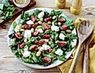 Fig, Goat's Cheese & Butter Bean Salad