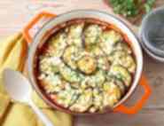 Golden Aubergine, Feta & Chickpea Bake