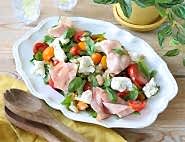 Mortadella, Mozzarella & Heirloom Tomato Caprese Salad